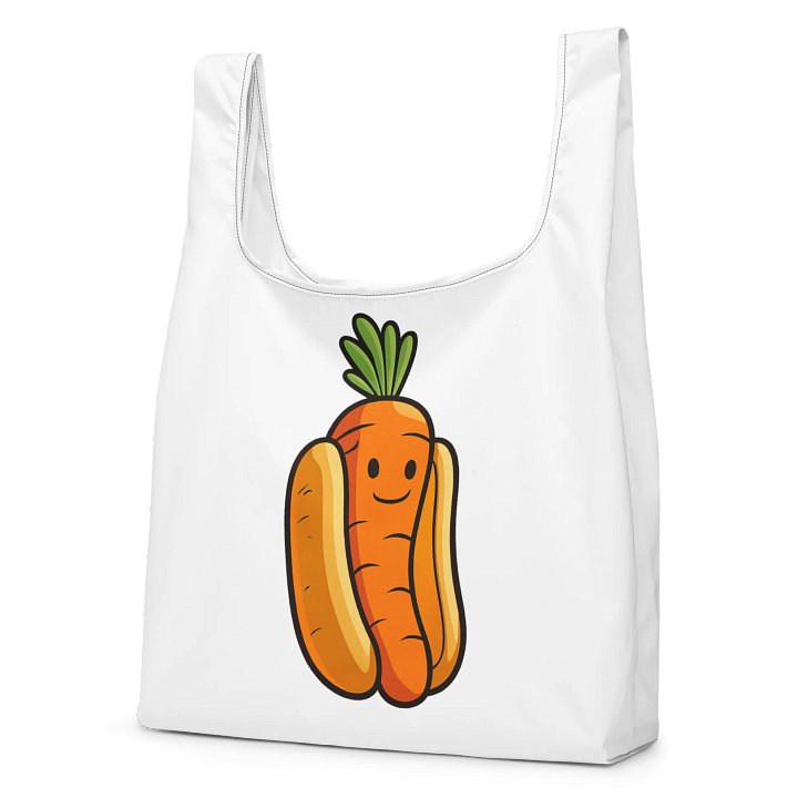Carrot Dog Shopping Bag product image (2)