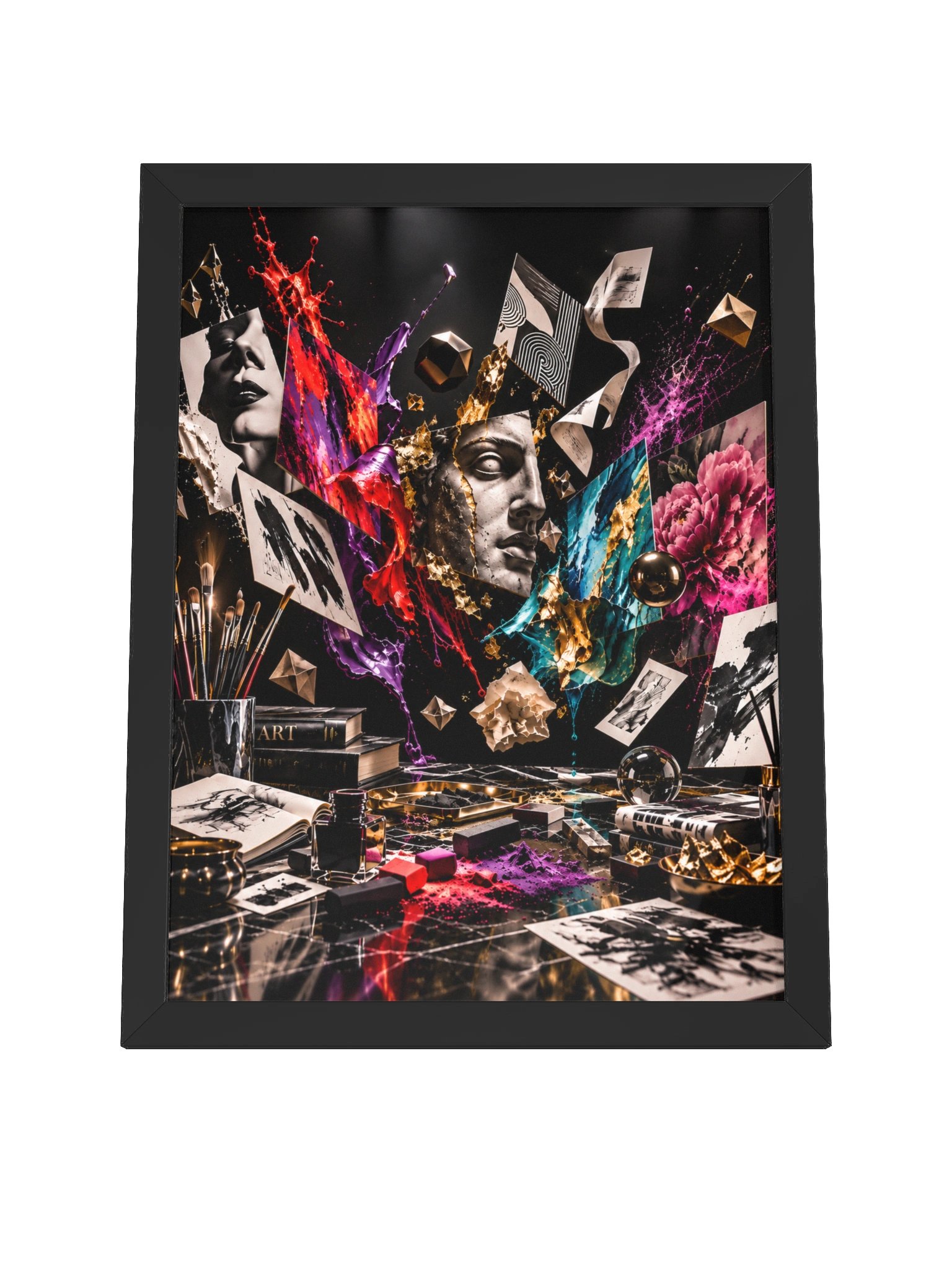CREATIVE COLLISION | Framed Art Print product image (7)