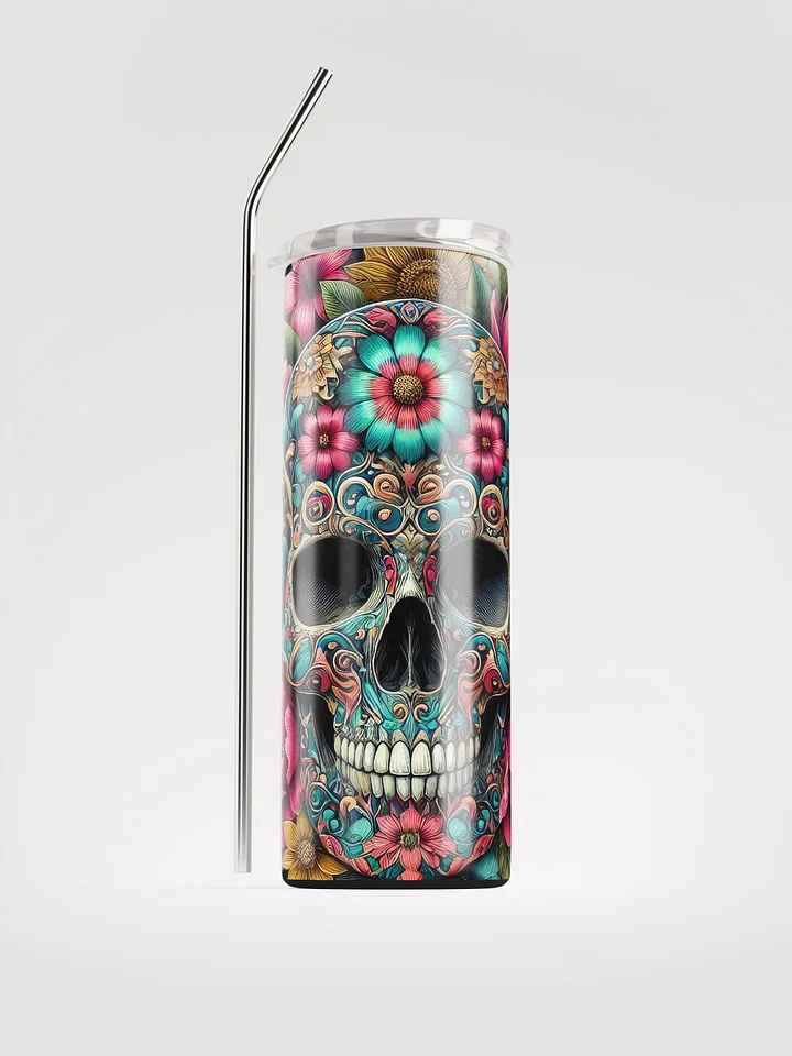 Fiesta Skull Stainless Steel Tumbler product image (1)