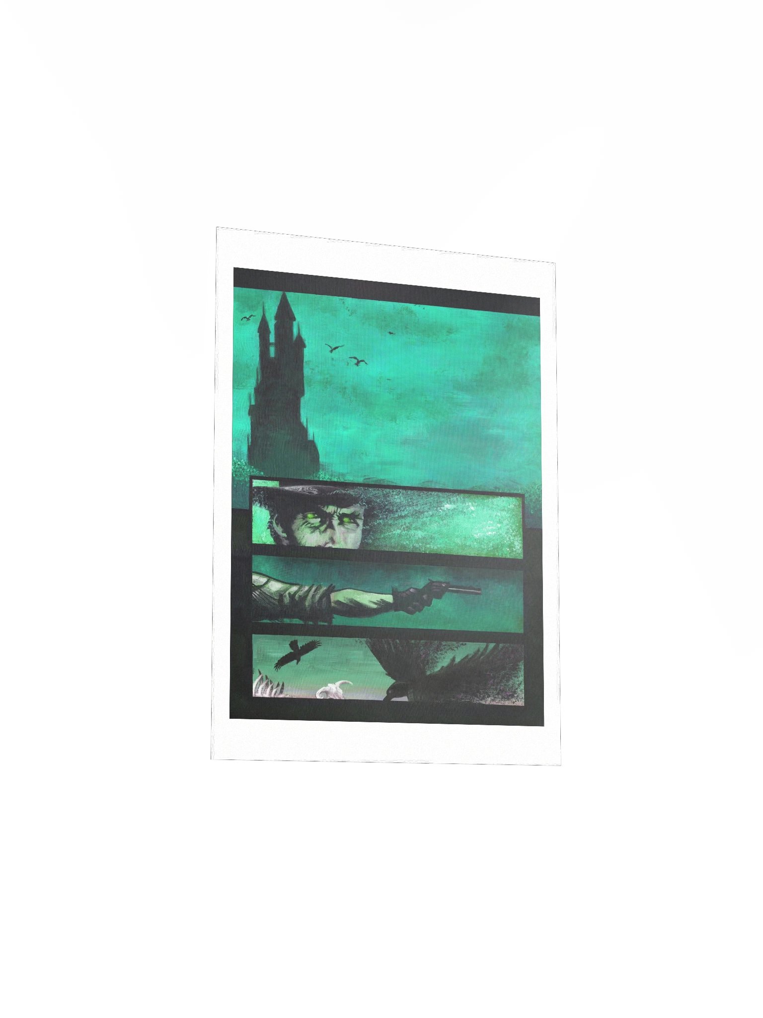 Dark Tower print (green) product image (16)