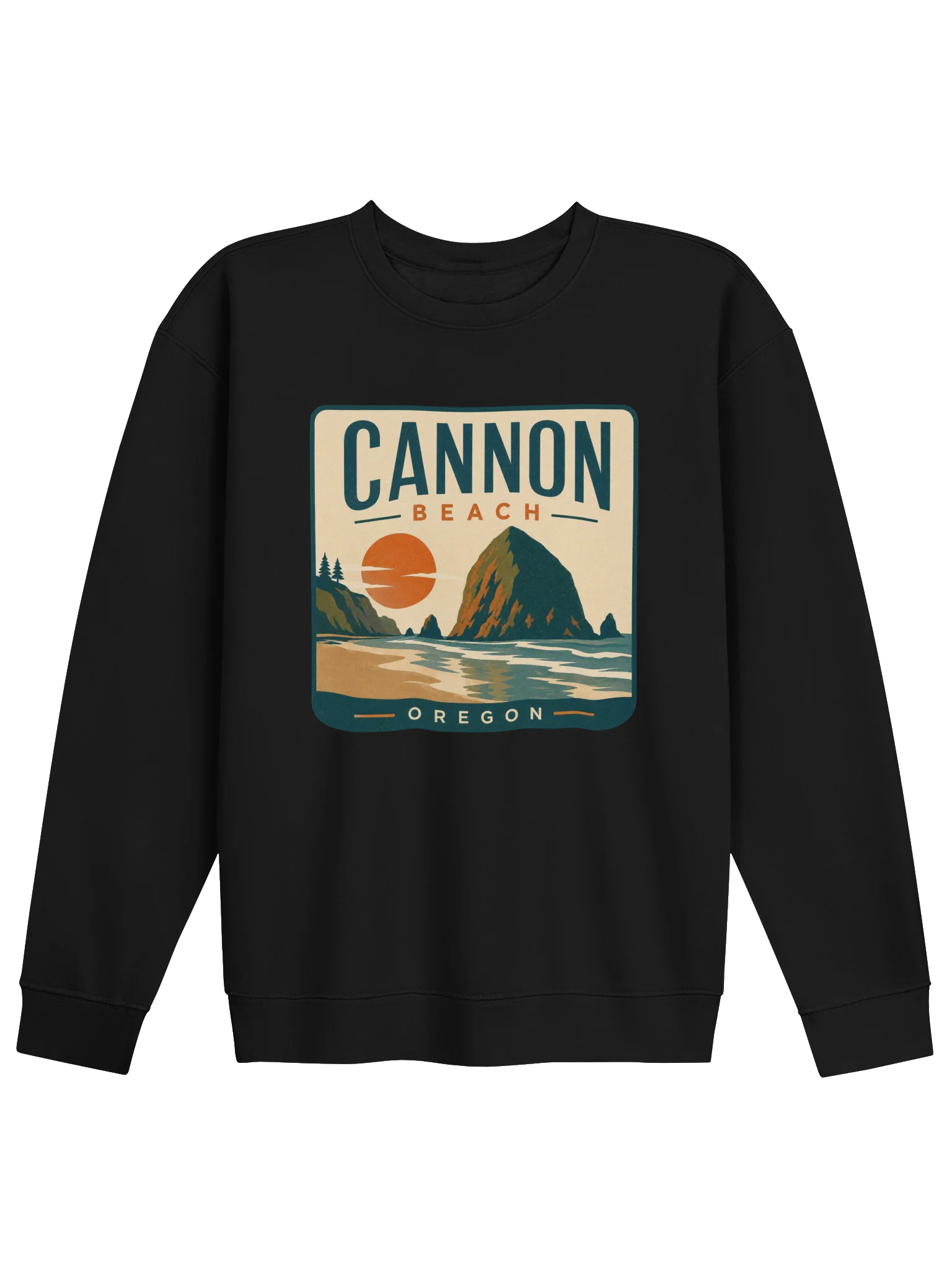 Cannon Beach Oregon Vintage Sweatshirt product image (8)