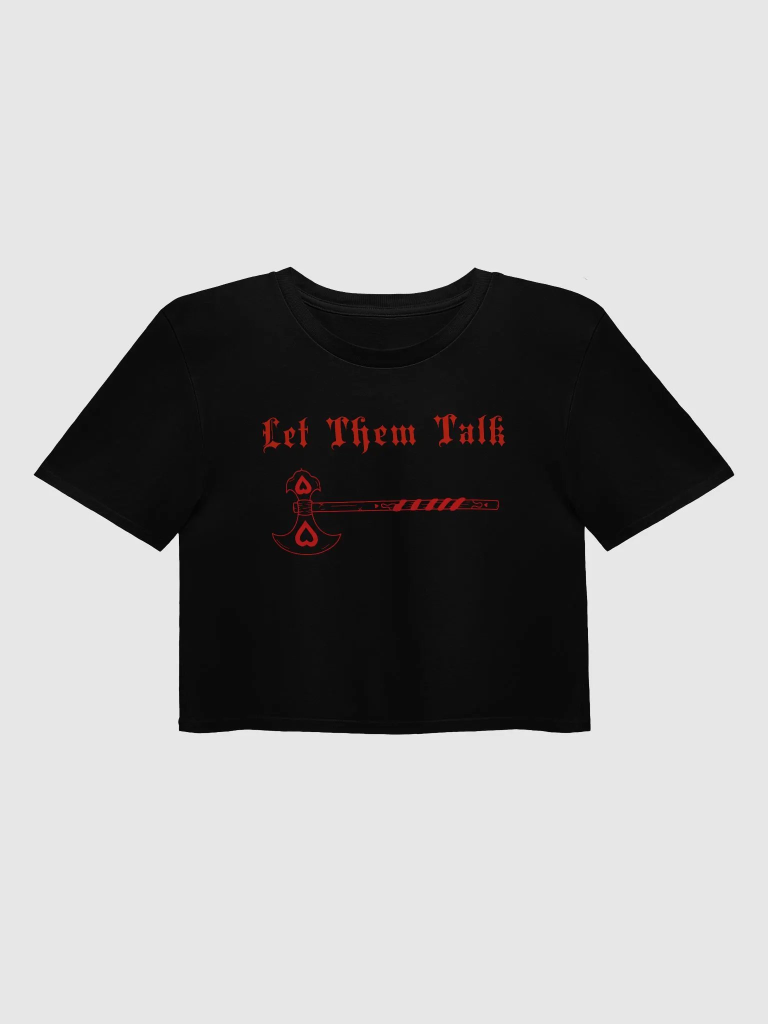 Let Them Talk Red Crop Top product image (1)