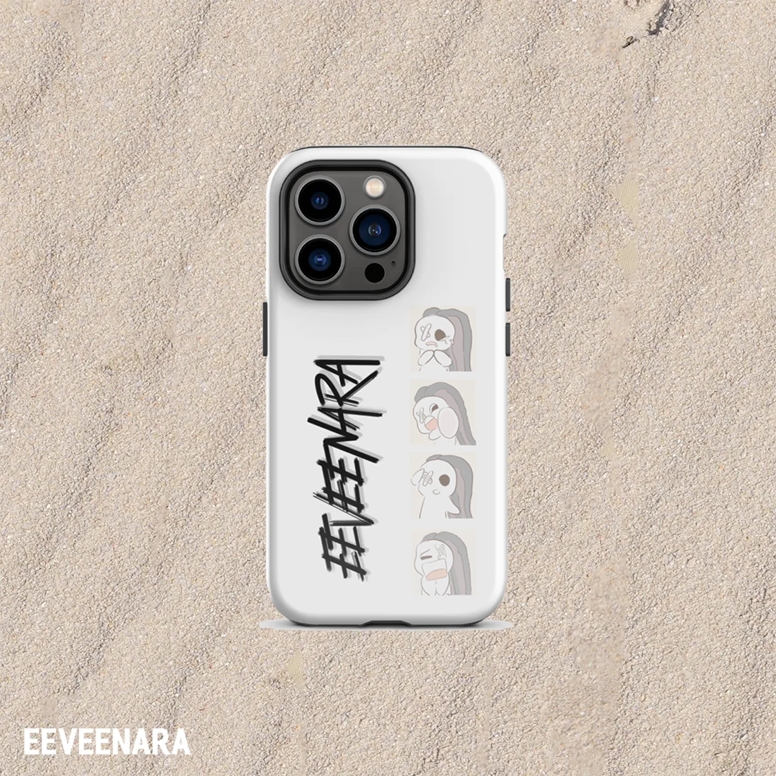 EV BUNNIES IPHONE CASE - [WHITE] product image (1)