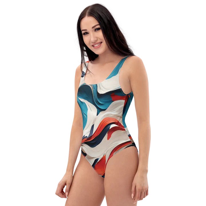 Abstract wavy swimming suit product image (1)