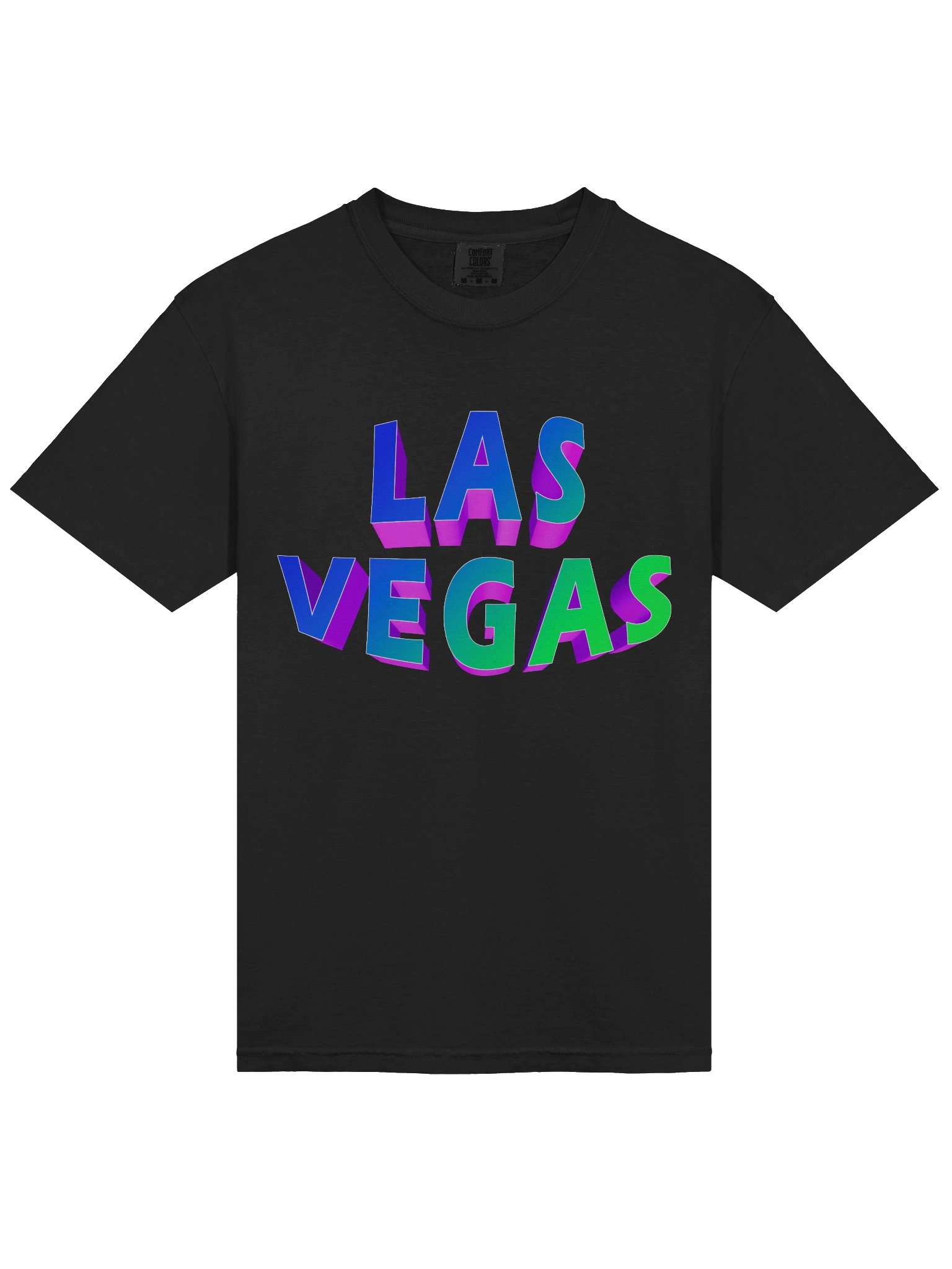 LAS VEGAS 3D Neon Graphic Tee product image (3)