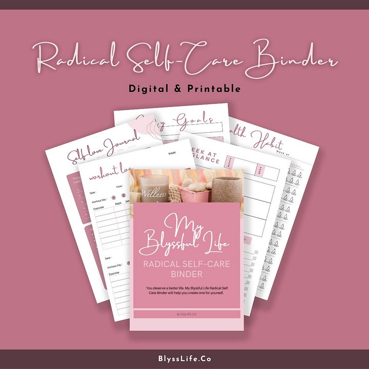 Radical Self-Care Binder product image (2)