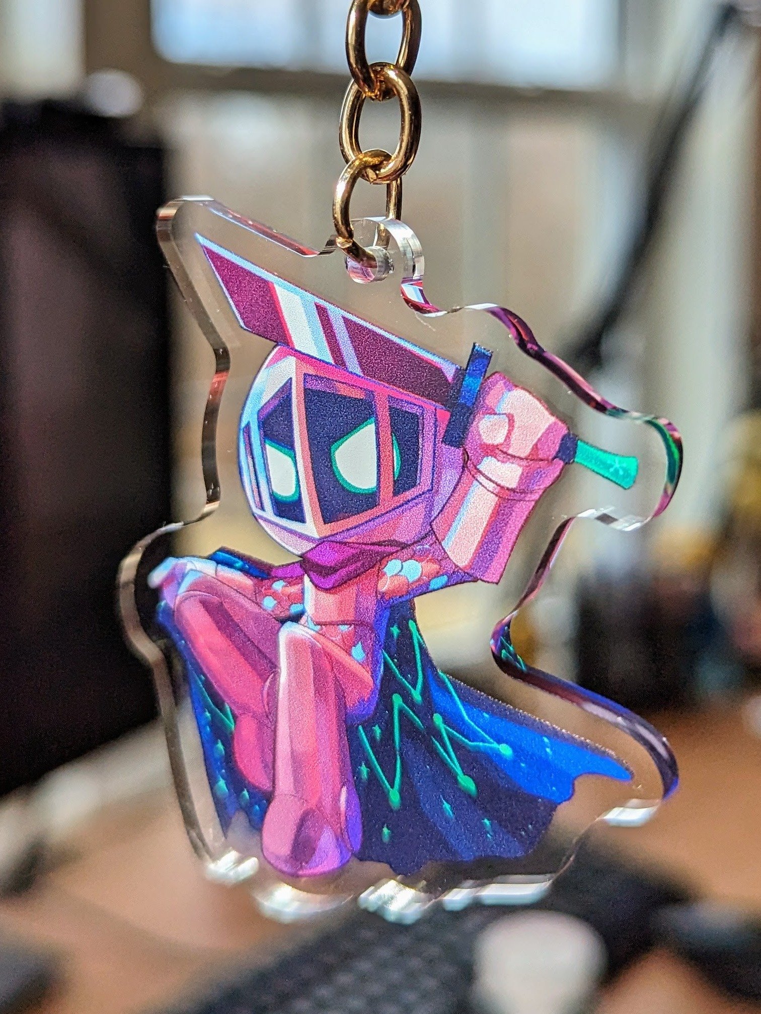 Snow Gilded/Knight Keychain product image (27)