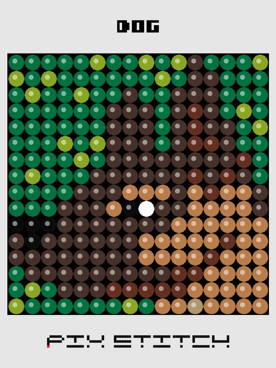 Dog Pixel Art product image (1)
