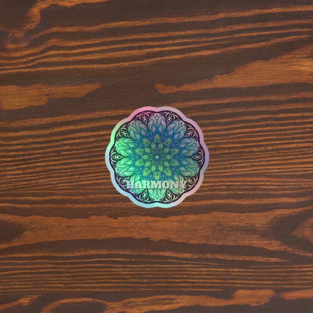 Harmony Mandala Holographic Sticker Sheet product image (7)