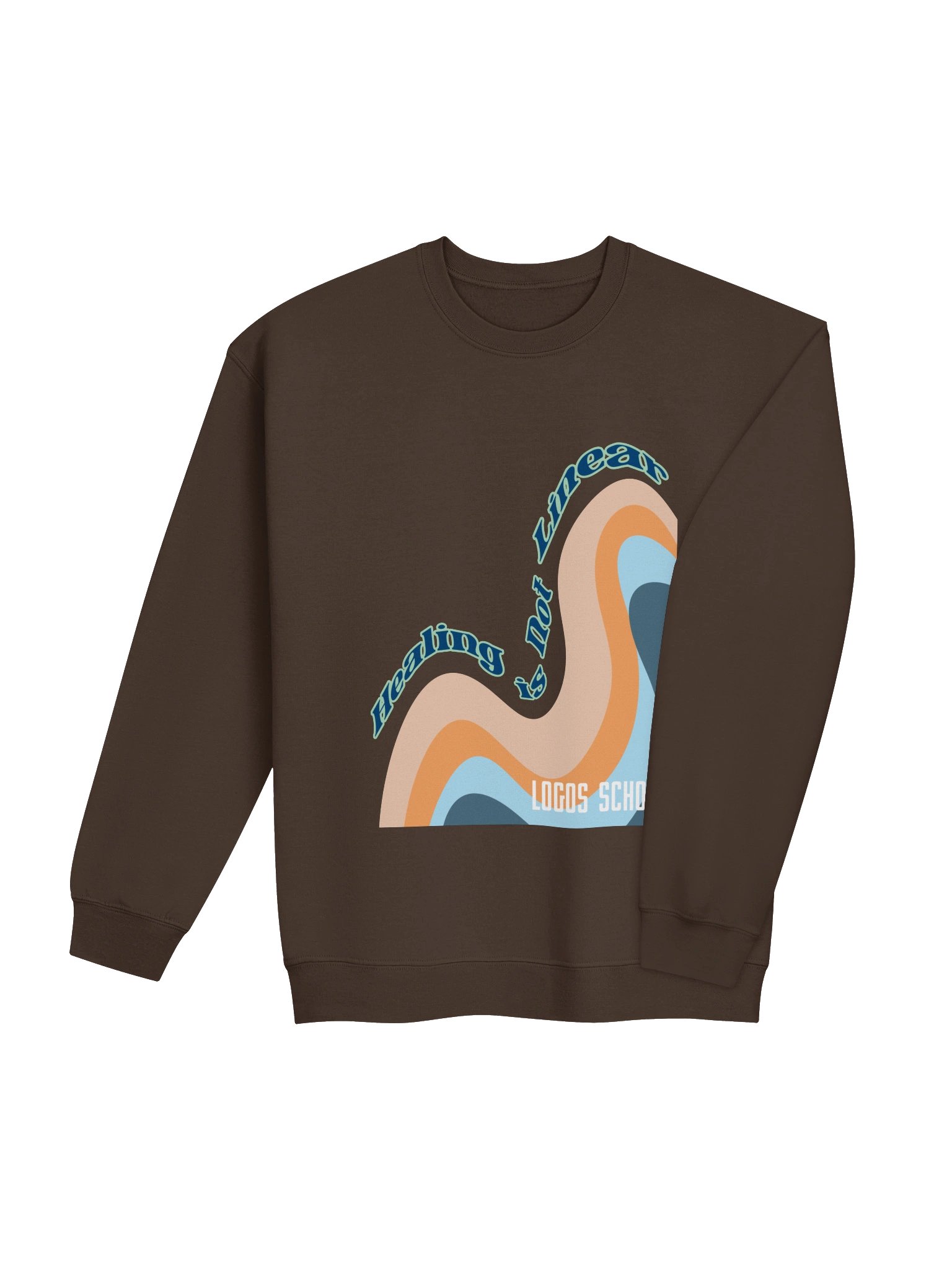 Healing is Not Linear Sweatshirt - Gildan product image (4)