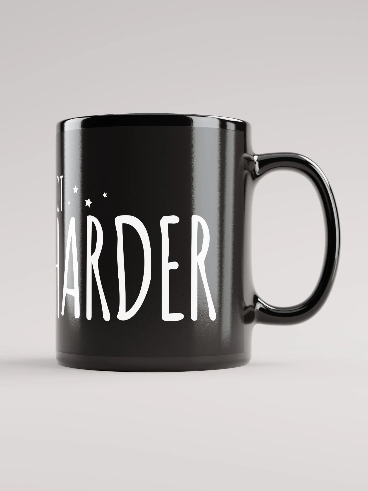 Stream Smarter Not Harder Mug Black product image (6)