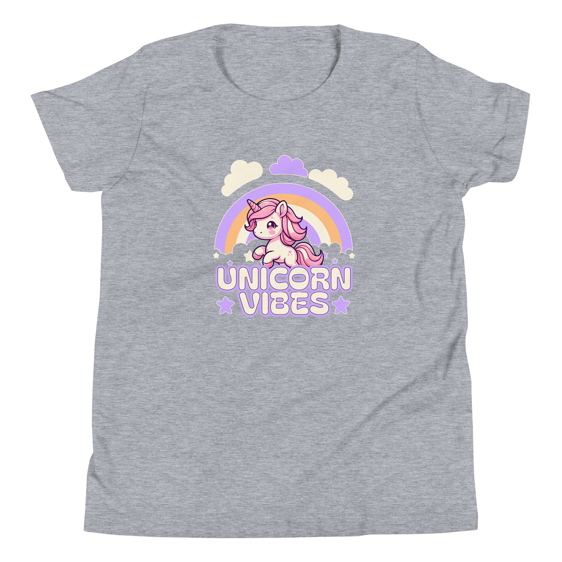 Stylish Unicorn Vibes Youth T-Shirt for Casual Outfits product image (75)