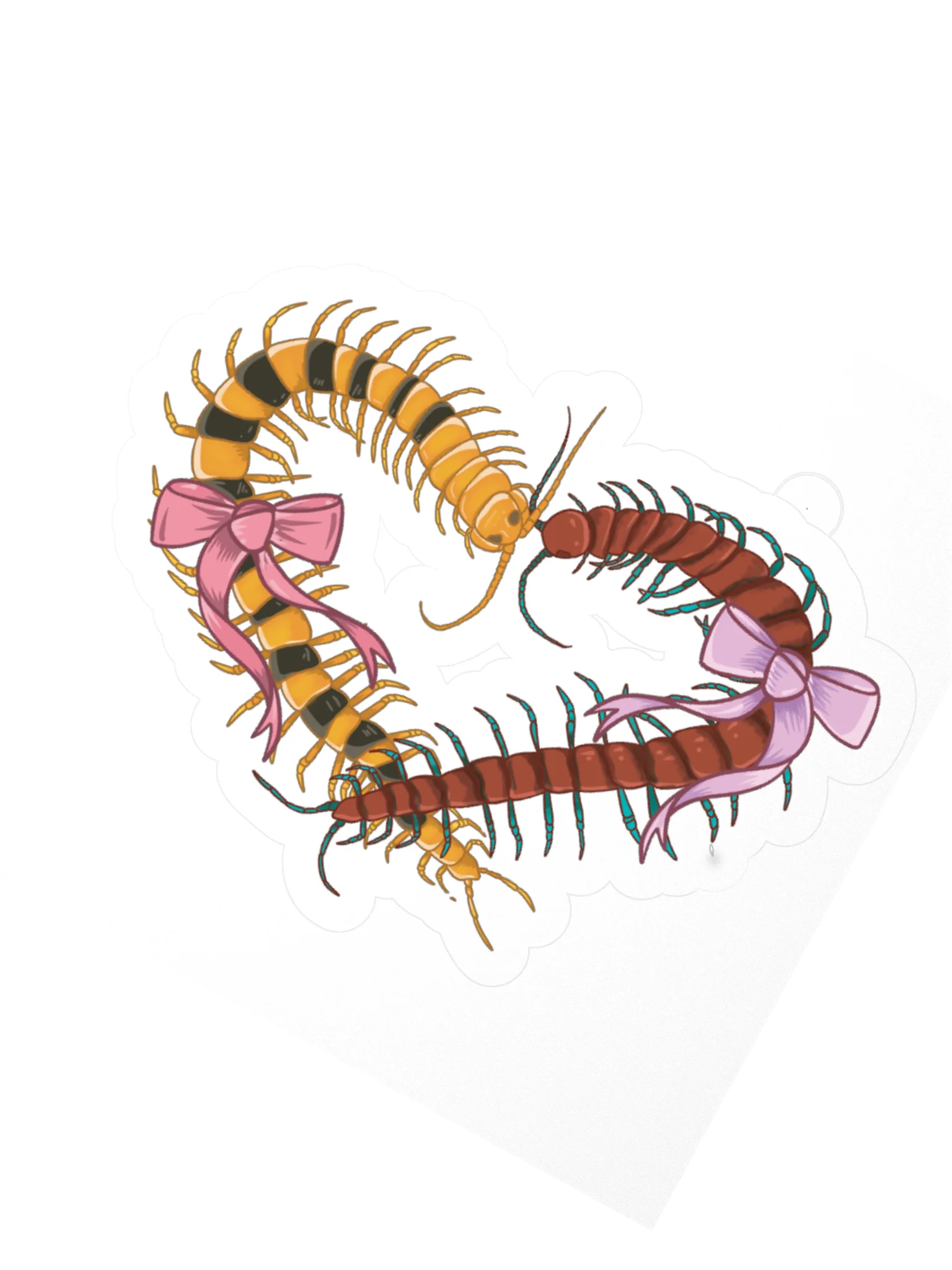 centipedes <3 sticker product image (4)