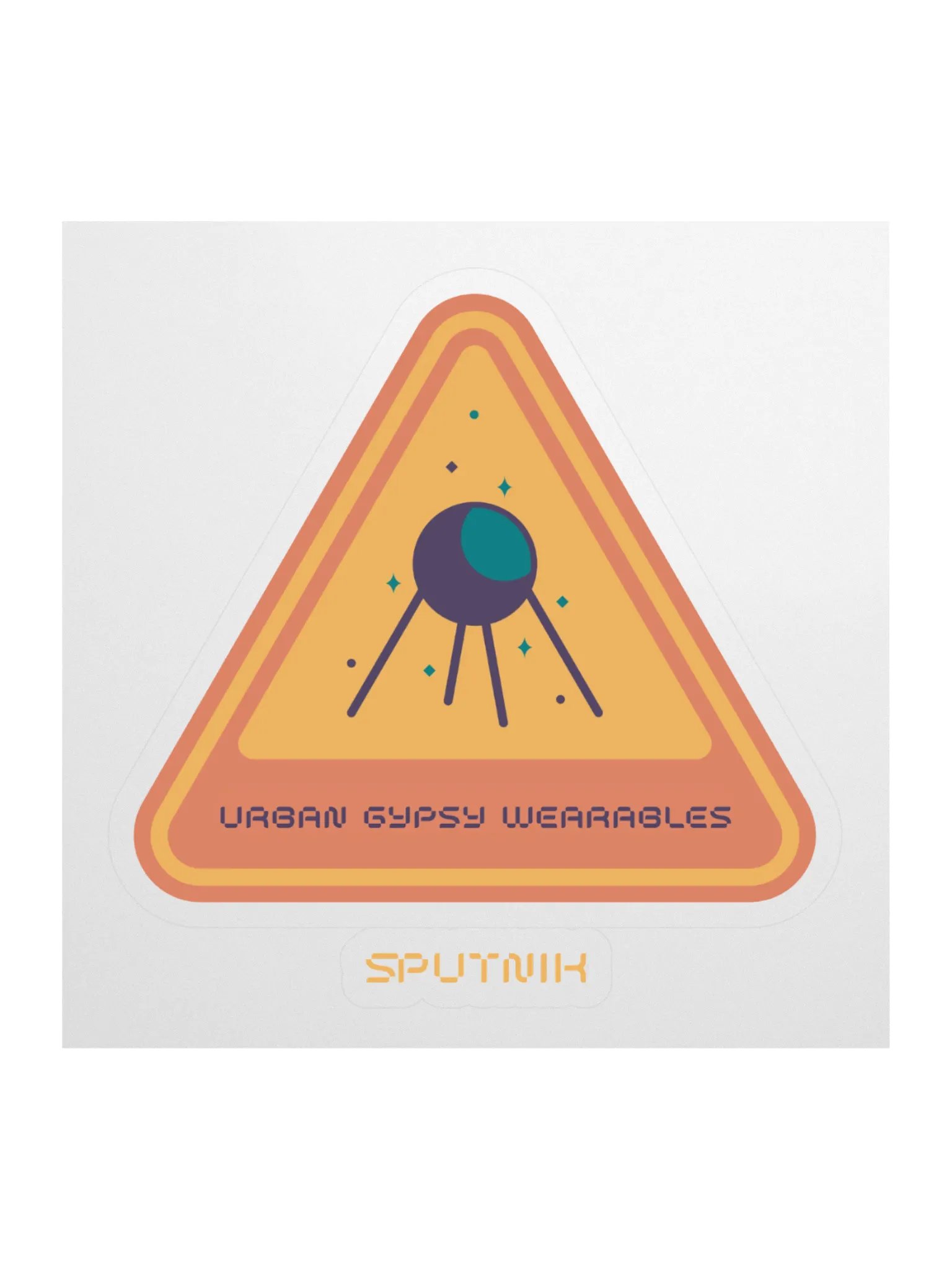 Sputnik Kiss Cut Sticker product image (1)