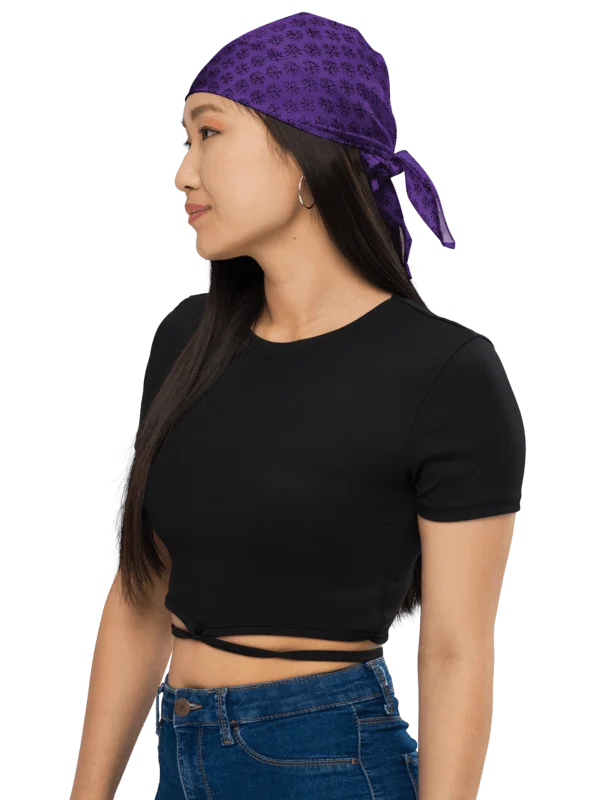 Deep Purple Mandala Bandana product image (4)