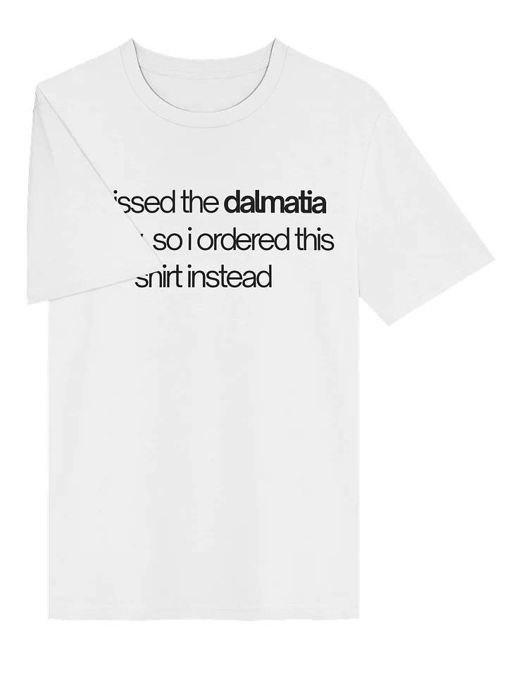 Dalmatia Text Tee (White) product image (2)