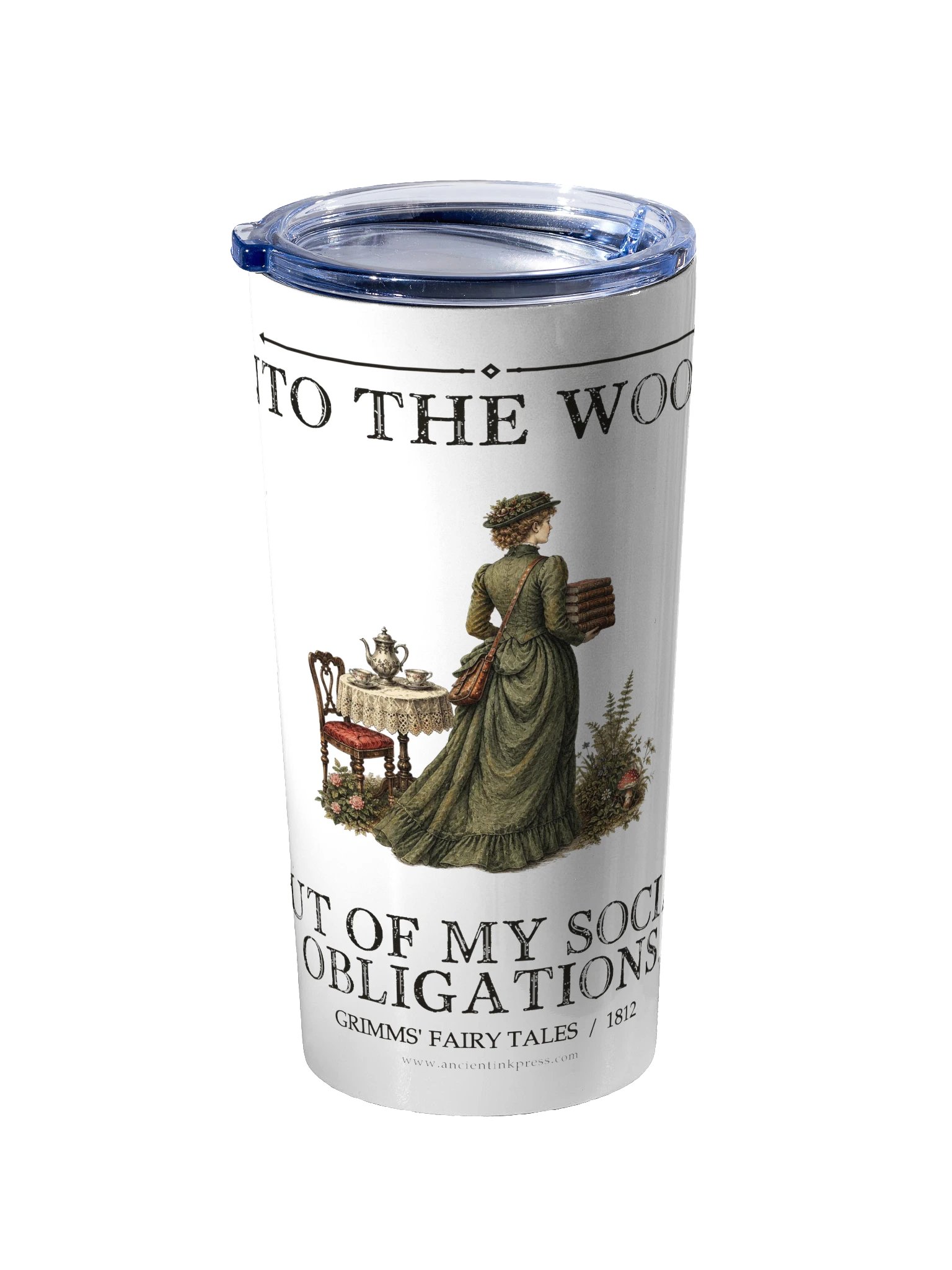 Into Woods Out Social Obligations -- Grimms Fairy Tales 20oz Tumbler product image (2)