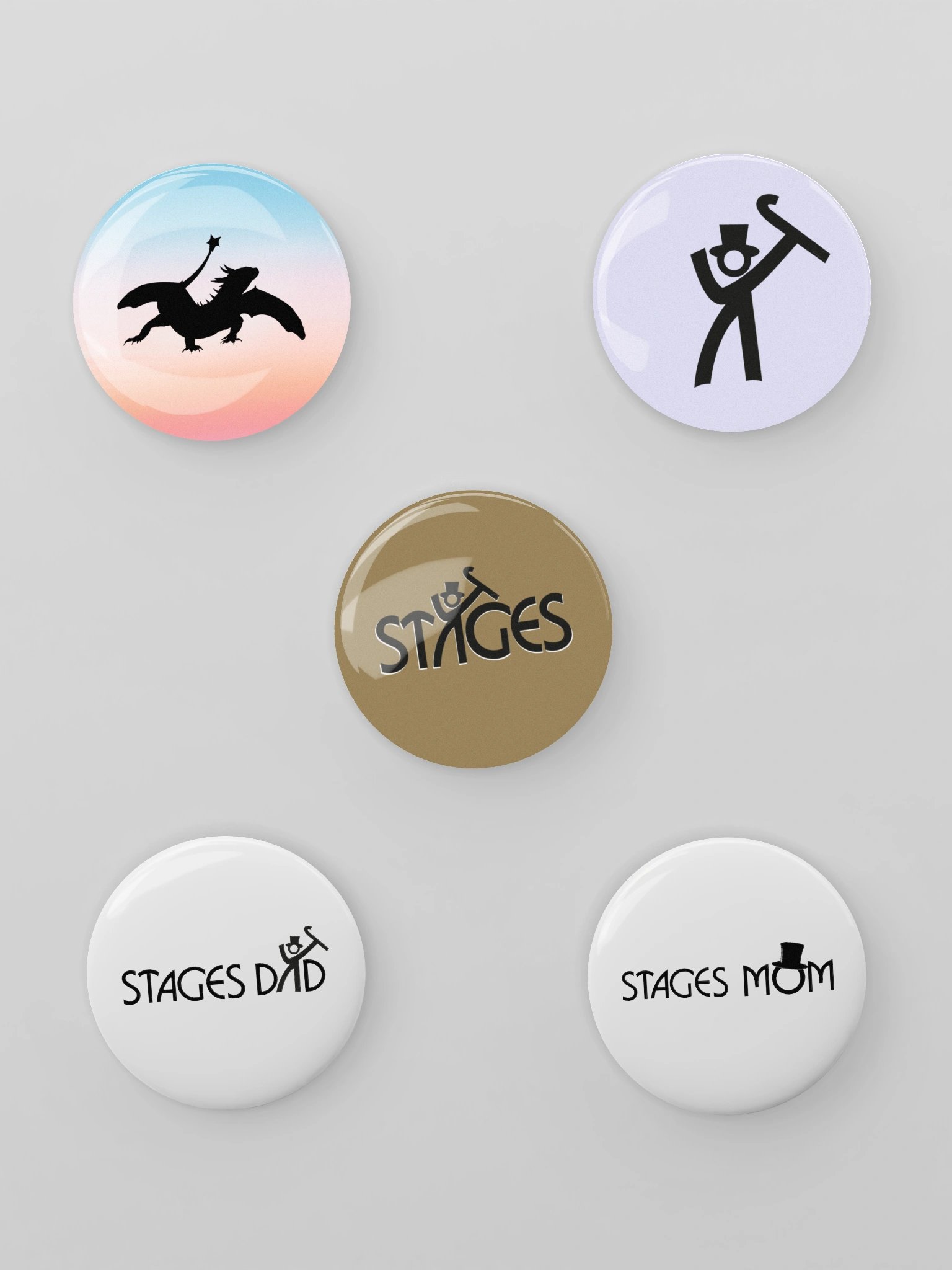 How to Train Your Dragon Jr. & Stages Pin Buttons product image (7)