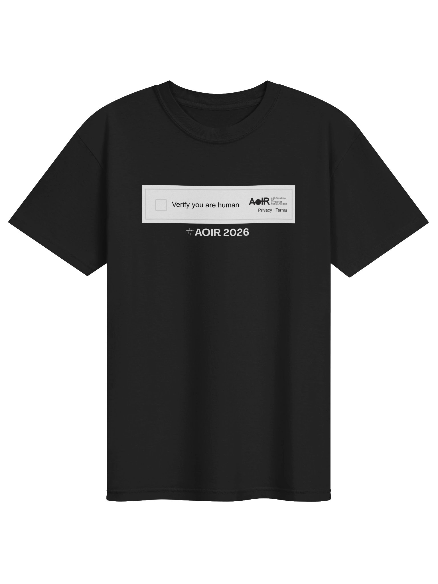 'Verify you are human' - Unisex Tee - Verified product image (1)