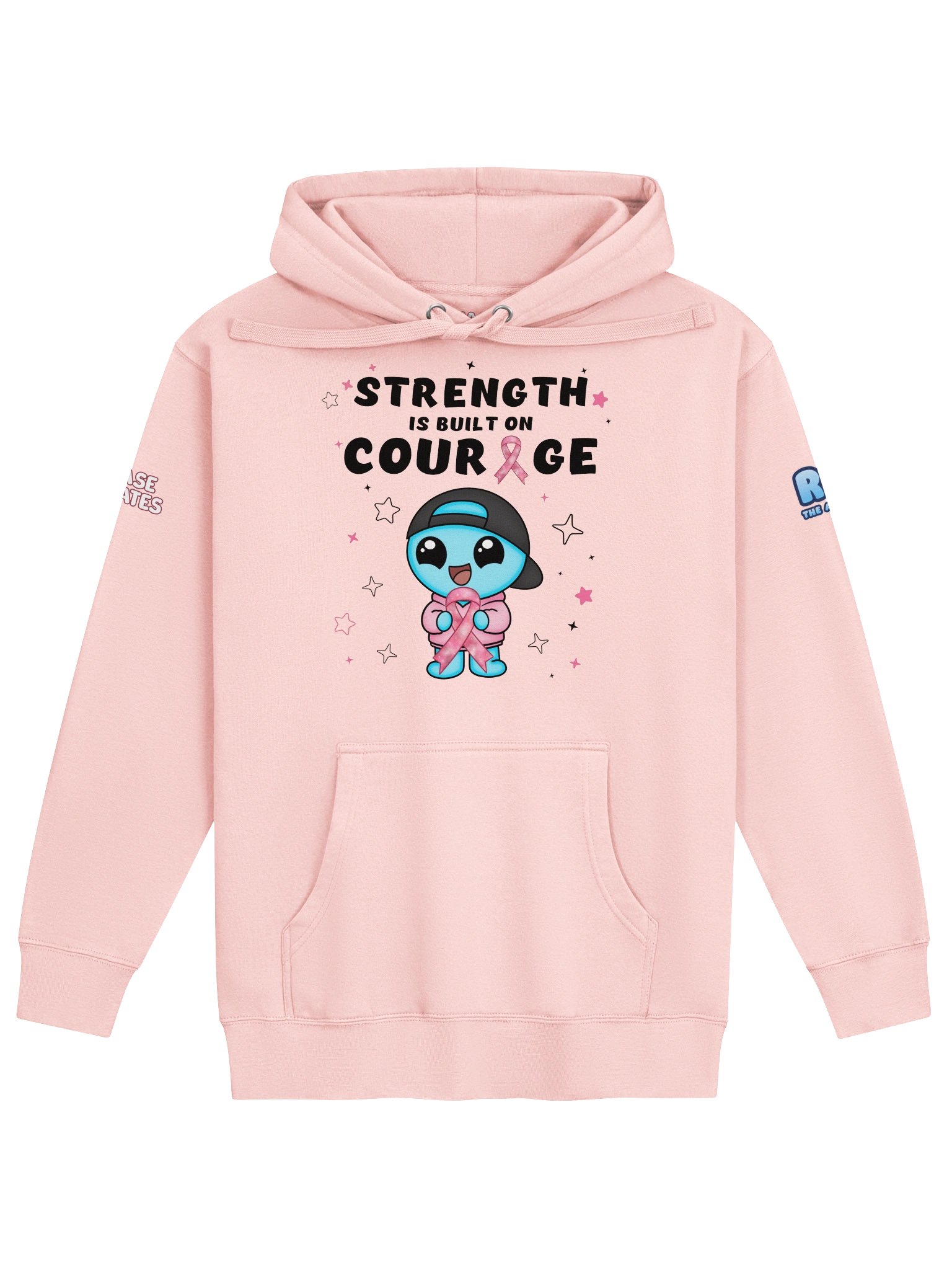 Strength Is Built On Courage Hoodie - Front Only product image (1)