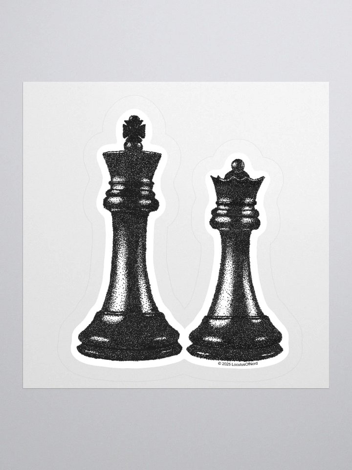"Couple" Chess King & Queen Stipple product image (3)