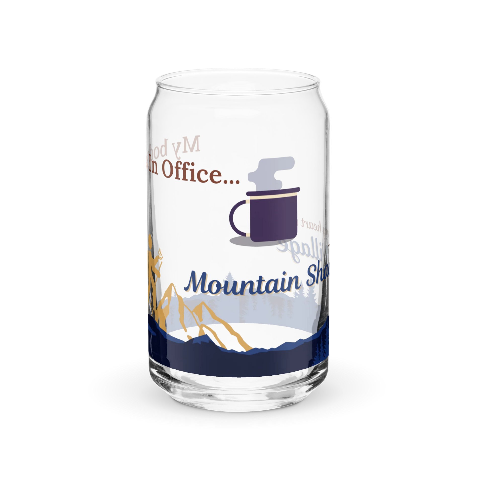 My Body is In Office Can Shaped Glass product image (2)