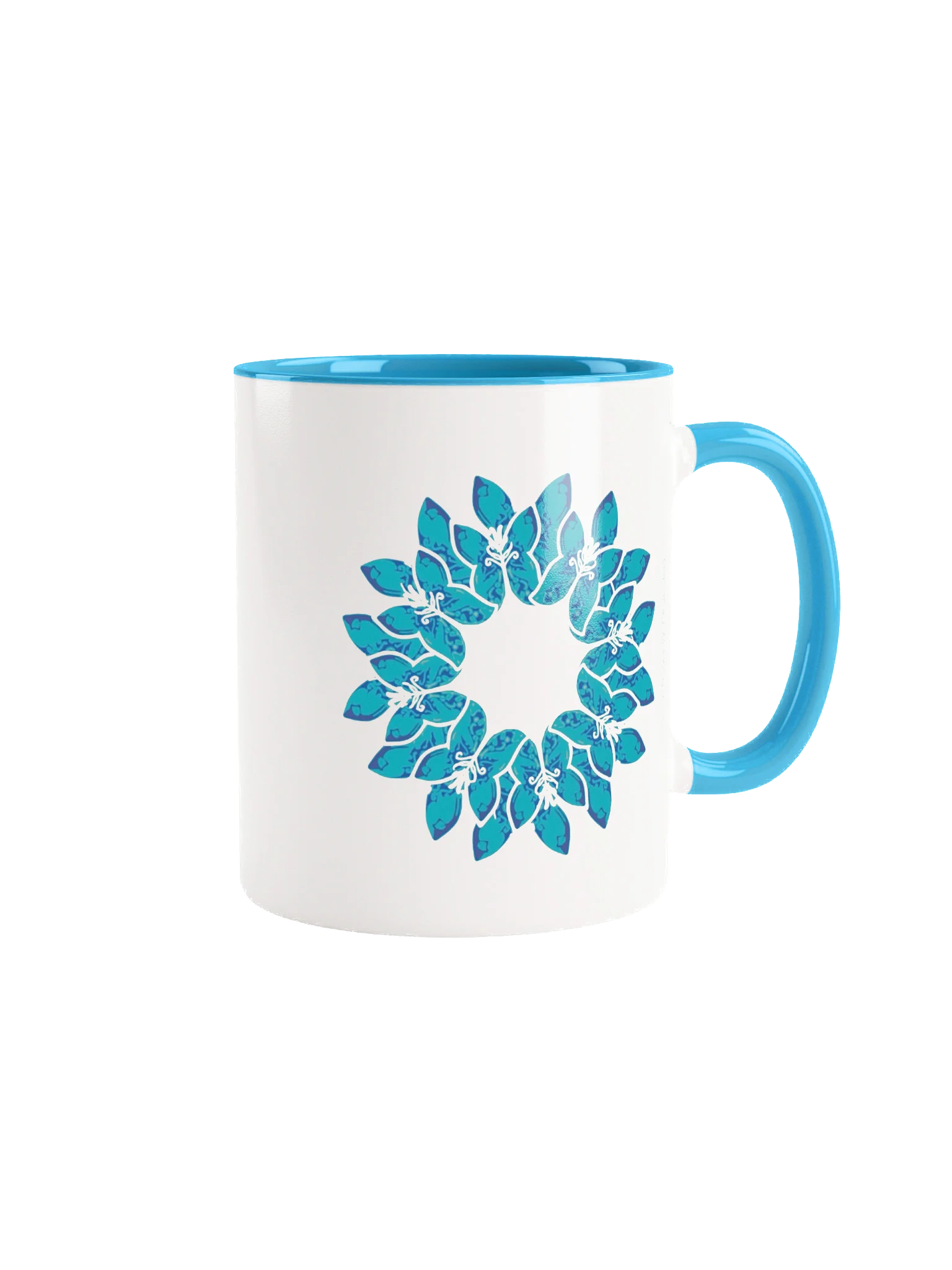 Aqua Flower mug product image (1)