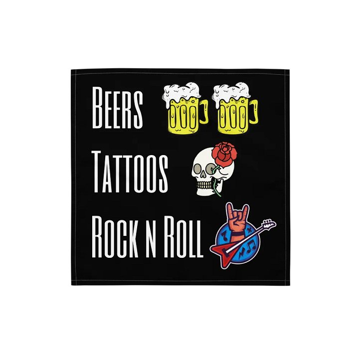 Revelry & Rock All-Over Bandana product image (1)
