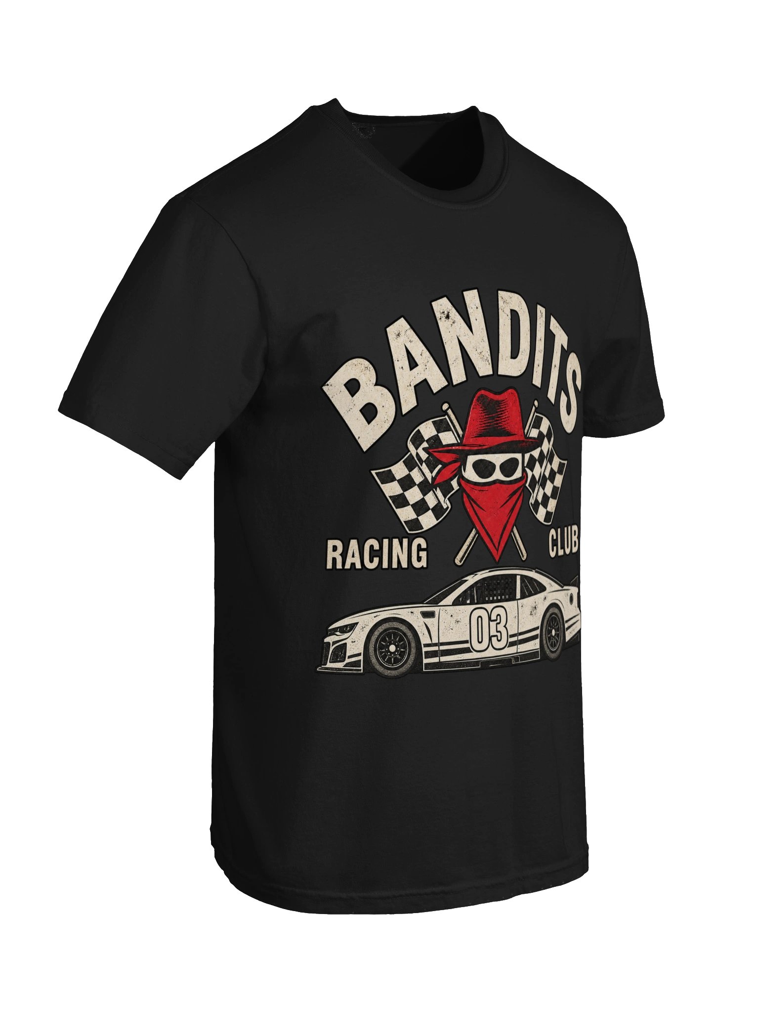 Official Bandits Racing Club No. 03 vintage stock car racing T-shirt. product image (6)