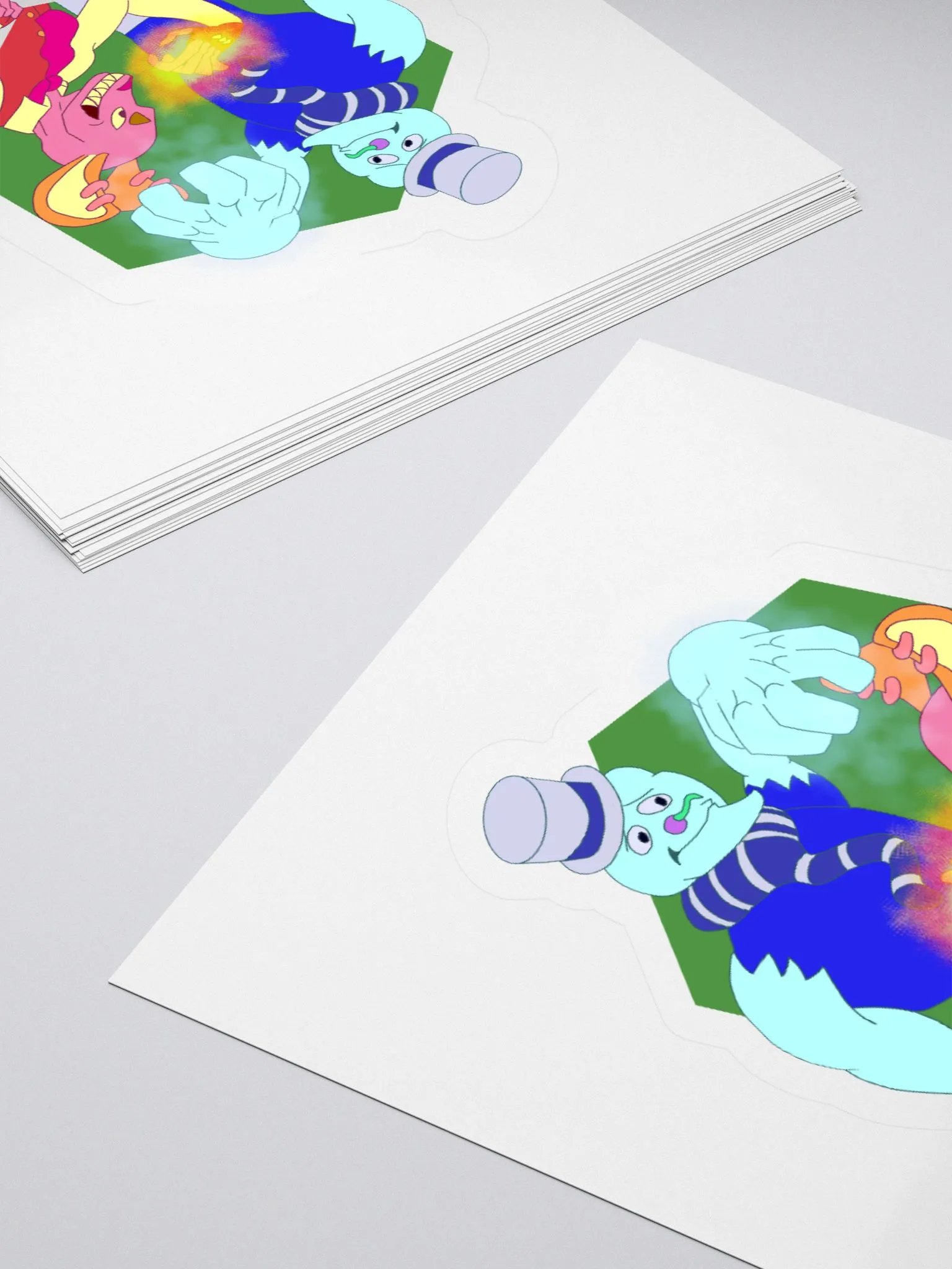 Silly Stickers - Cweem & Flame Miser product image (4)
