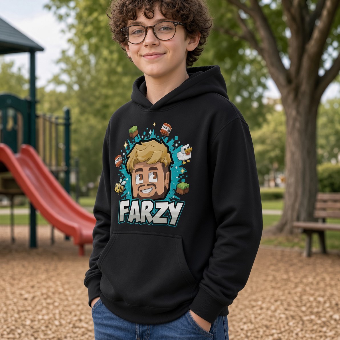 Farzy Splash! Kids Hoodie product image (2)