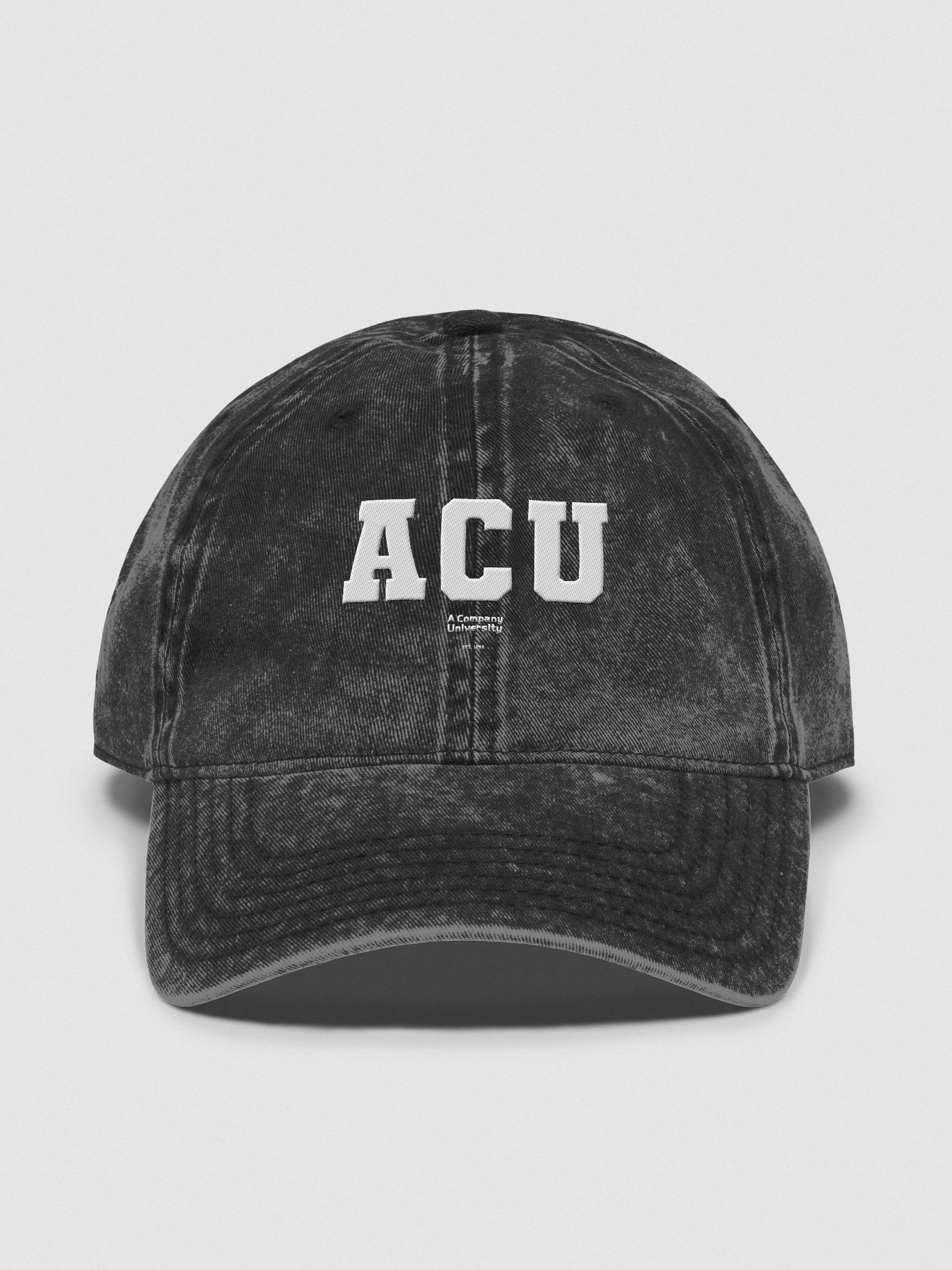 A Company University | White | Washed Hat product image (2)