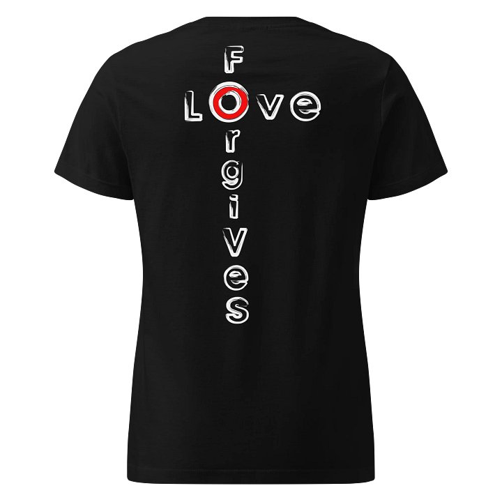LOL love forgives female rear print tee product image (1)