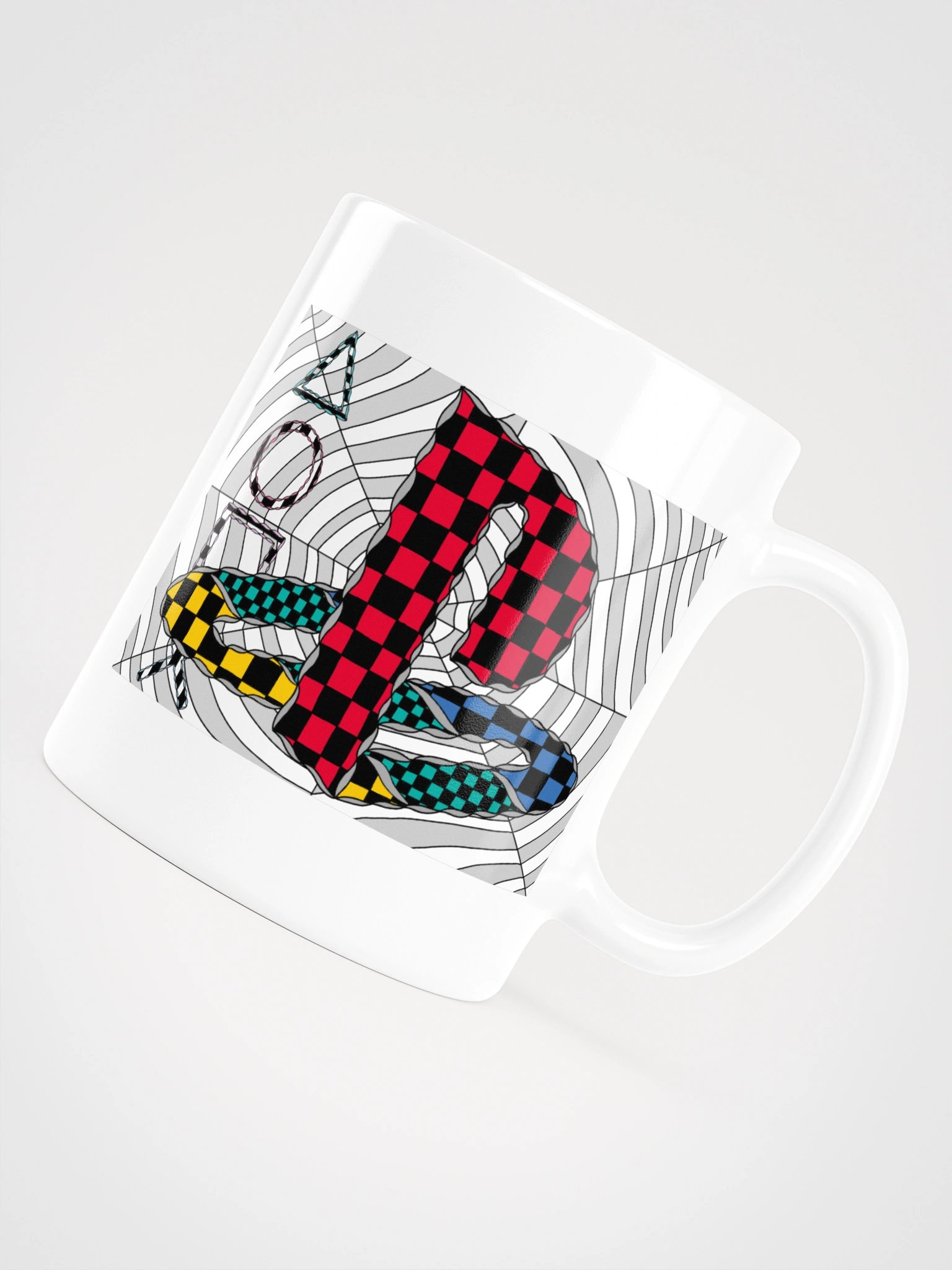 White Glossy Mug (PlayStation v2) product image (6)