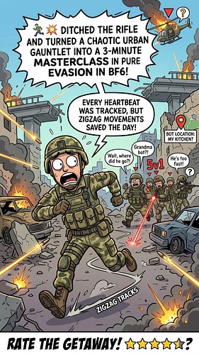 Ditched the rifle and turned a chaotic urban gauntlet into a 3-minute masterclass in pure evasion. 🏃‍♂️💥

Every heartbeat was...