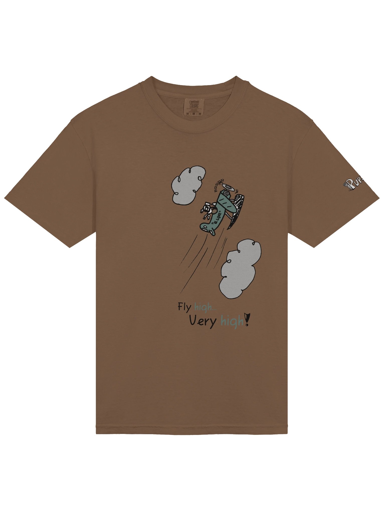 'Fly High' Pupsies! Heavyweight T-Shirt product image (3)