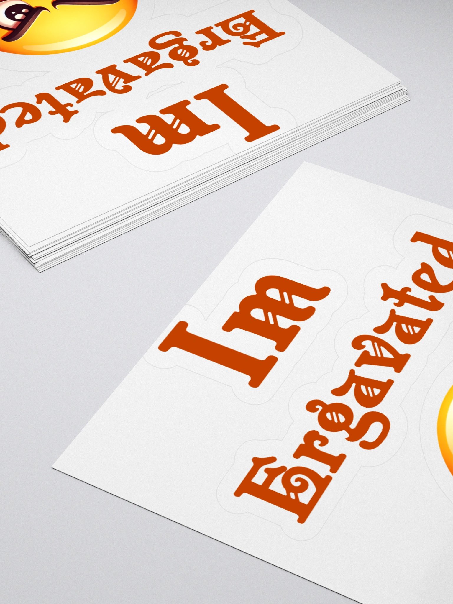 I'm Ergavated Kiss Cut Stickers product image (10)