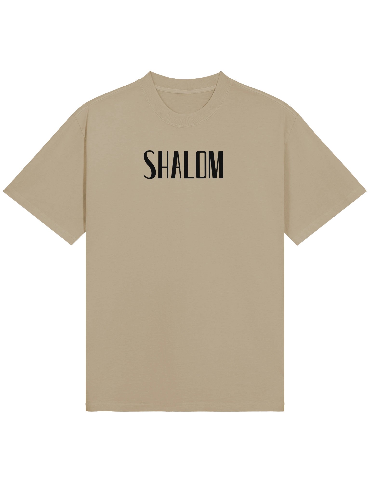 Shalom Oversized Organic T-Shirt – Premium Unisex Streetwear product image (2)