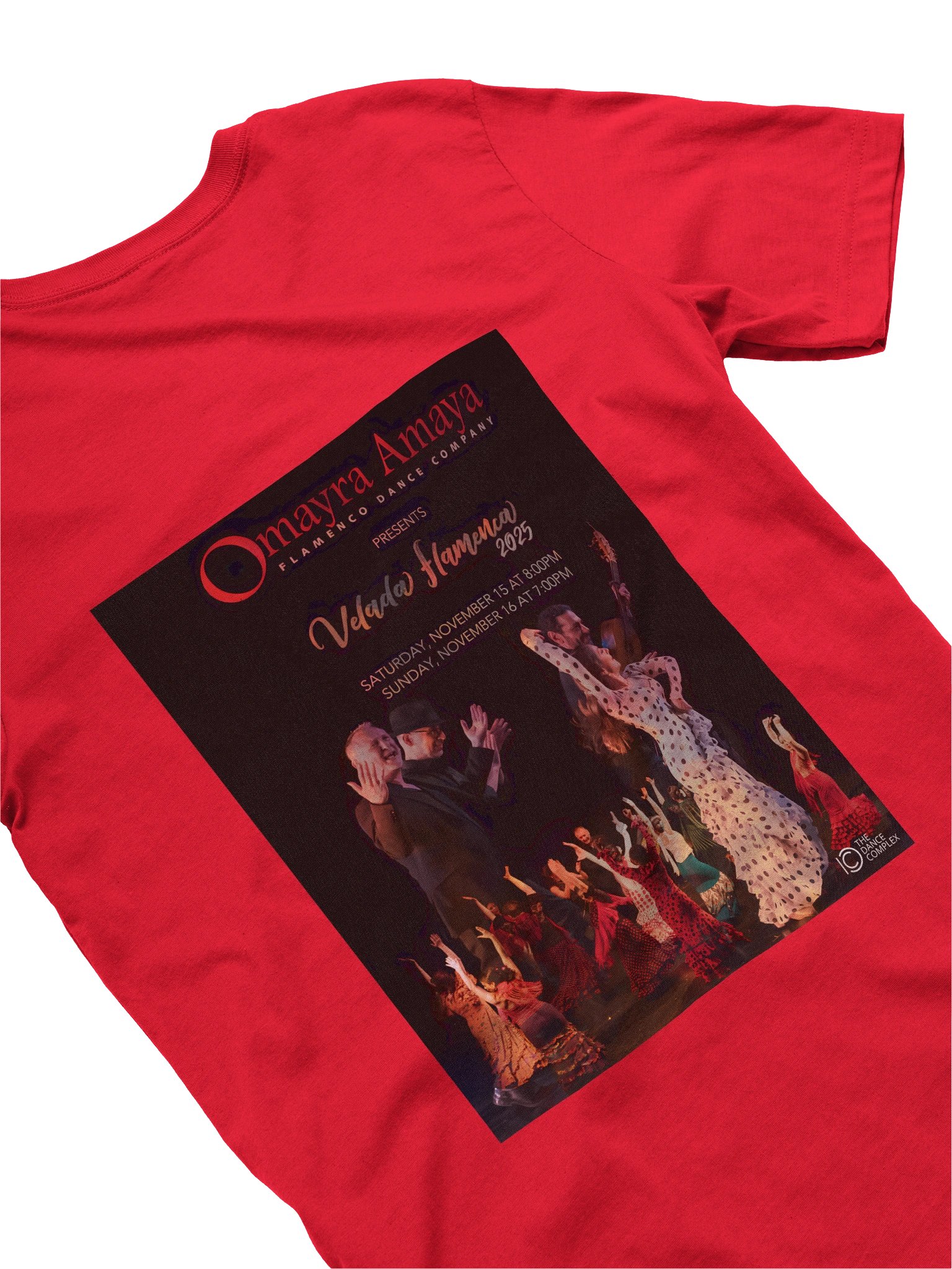 "Velada Flamenca 2025" Red T-Shirt product image (4)