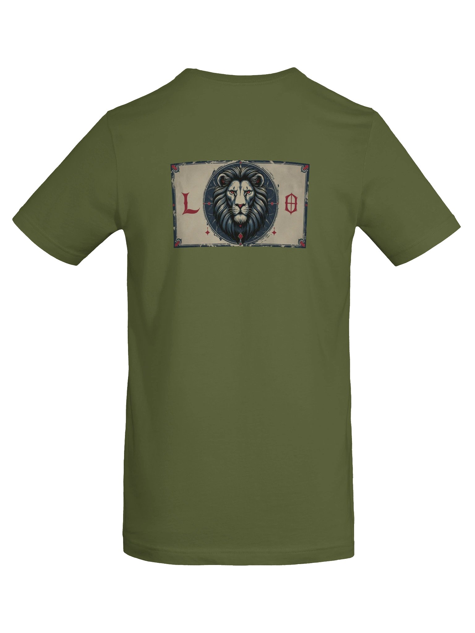 Gemini - Gothic Zodiac T-Shirt. Blue graphic on the back product image (4)