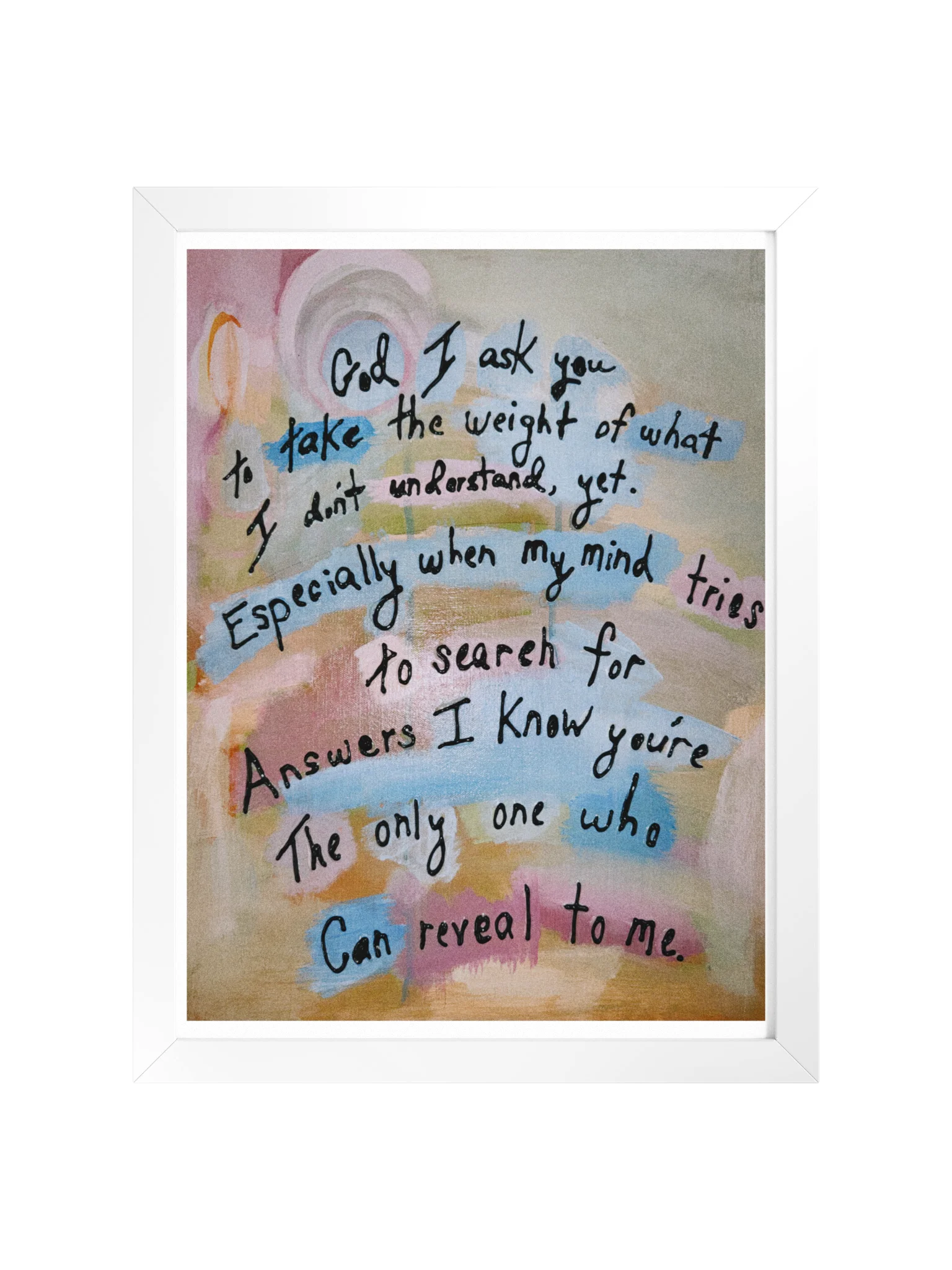 God Prayer Framed Quote product image (1)