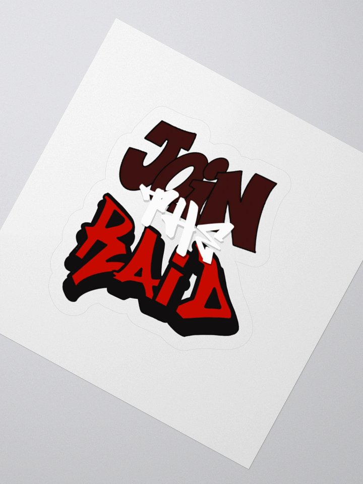 Join The Raid Graffiti Sticker product image (2)