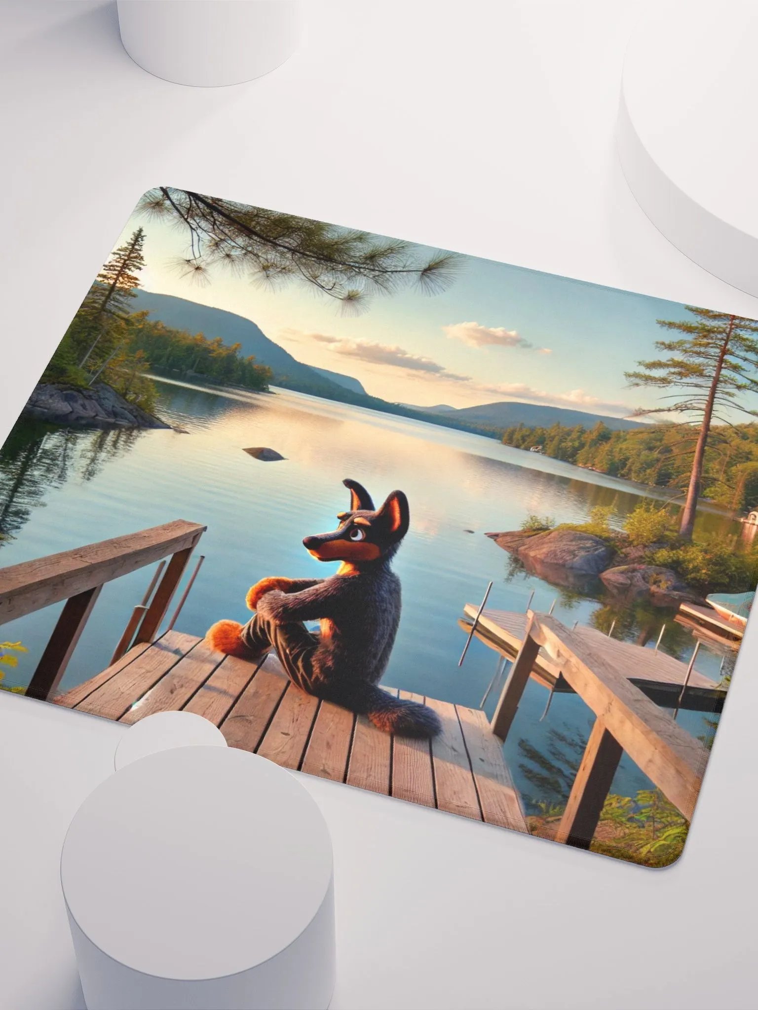 AI Generated Doberman Mouse Pad product image (3)
