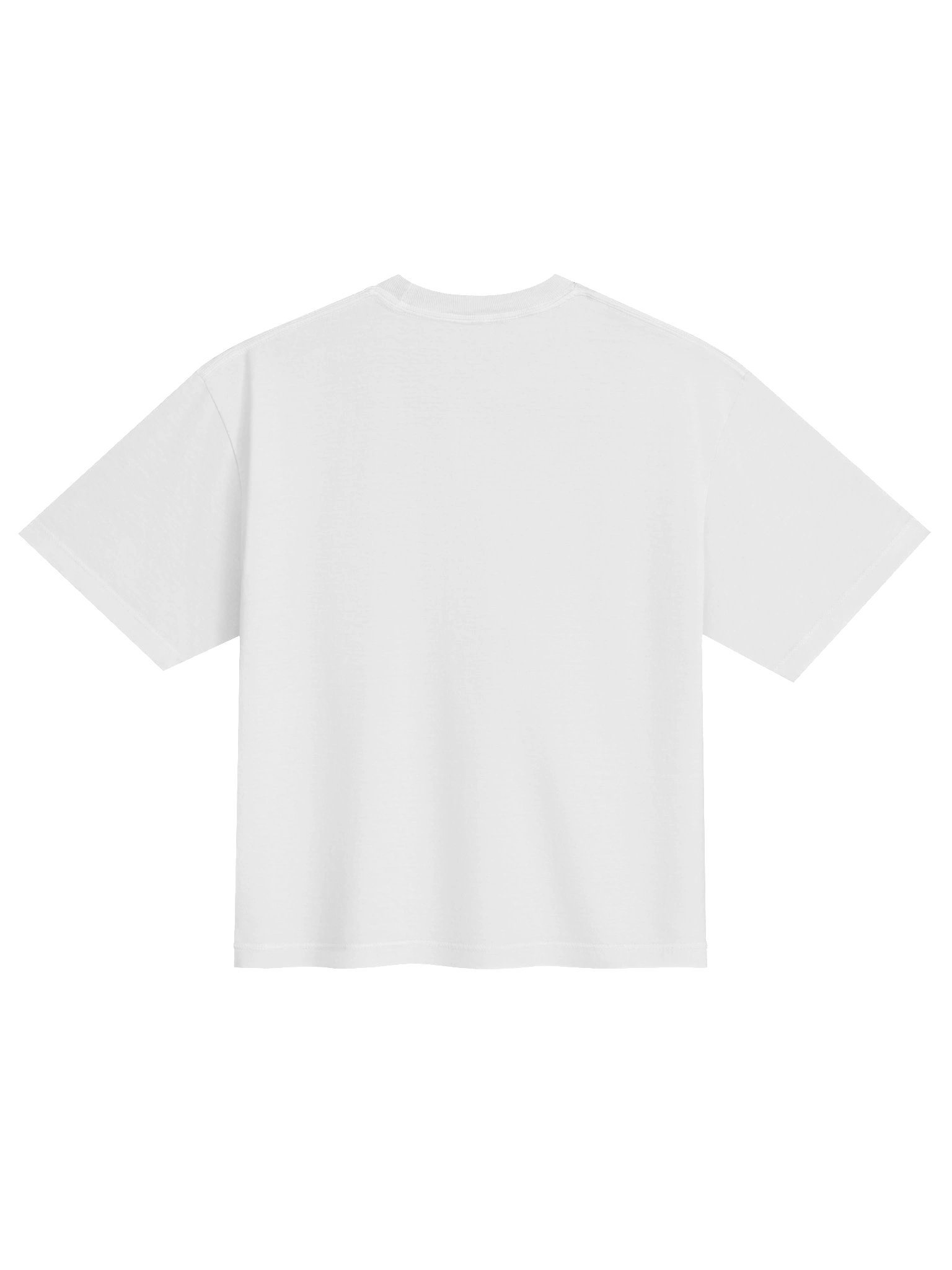 womens mid - high waisted tee white shirt product image (2)
