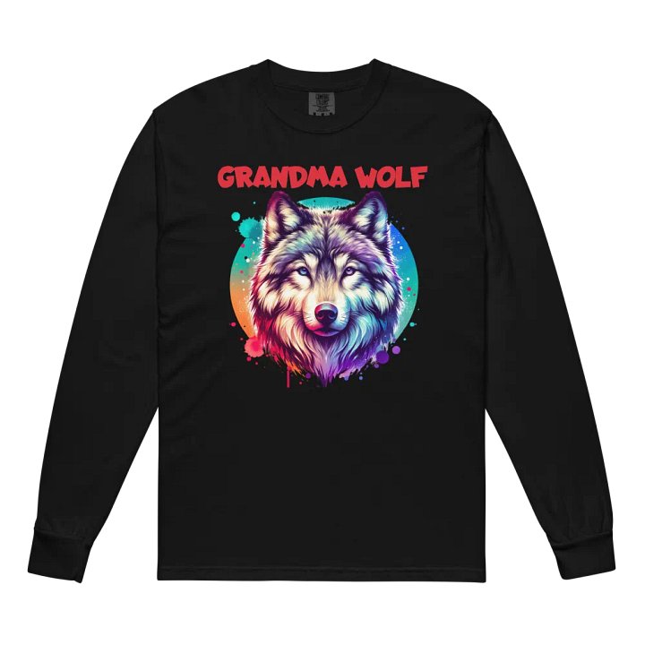 Grandma Wolf Long Sleeve Shirt product image (4)