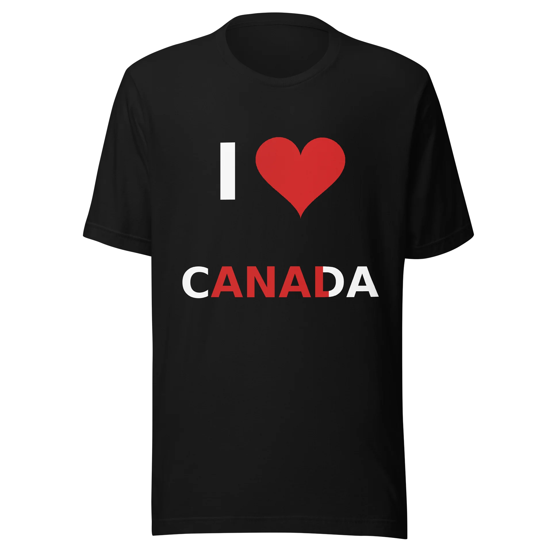 I Love “Canada” Tee - (Black) product image (1)