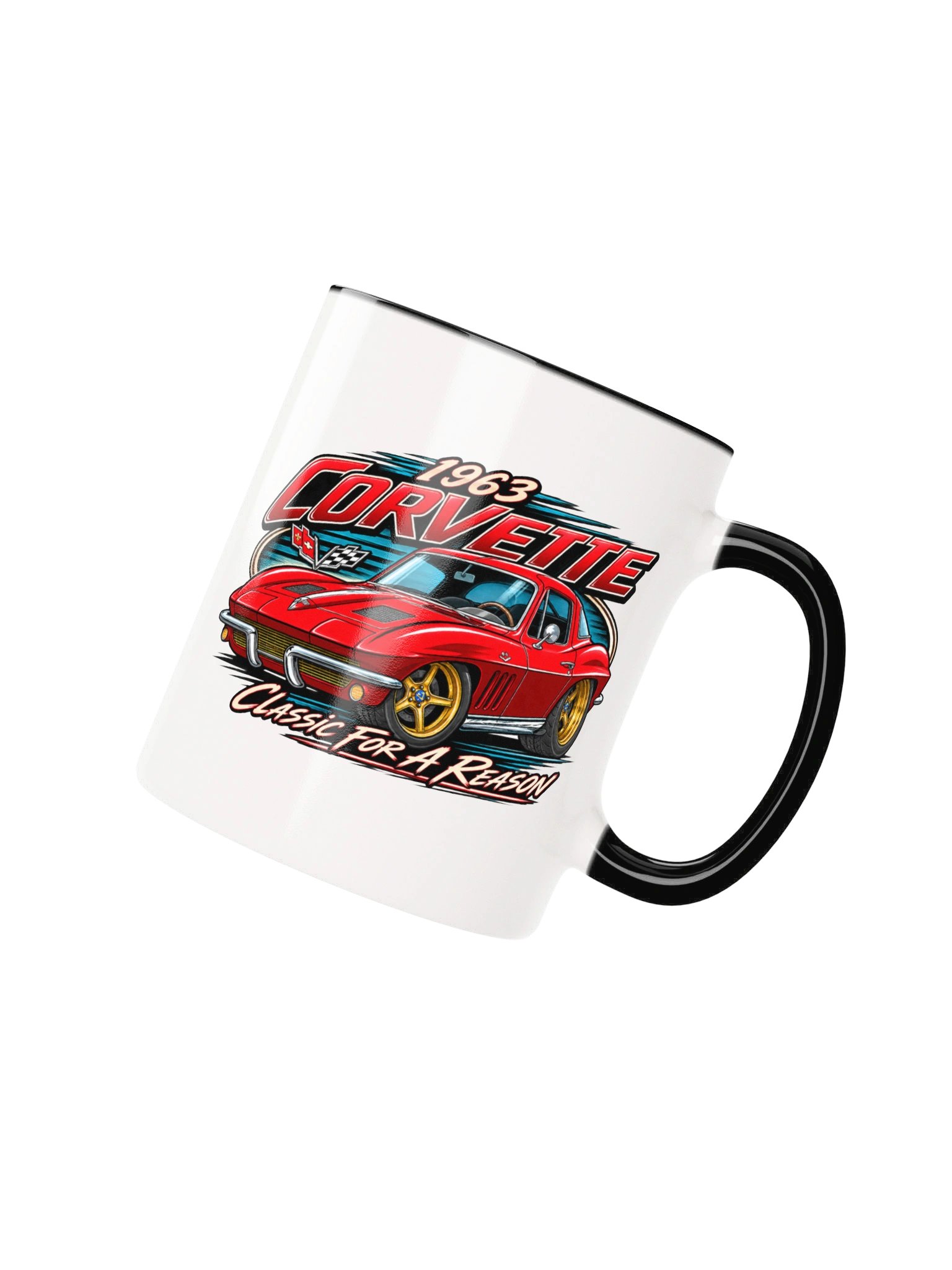 1963 Corvette – Classic in Red Two-Tone Mug product image (16)