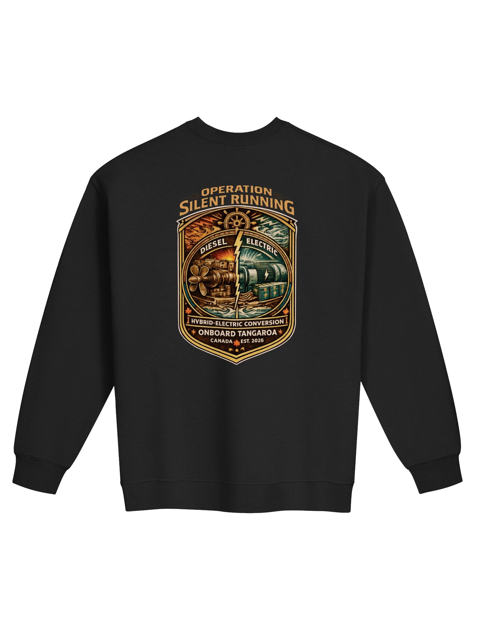 Sweatshirt – Silent Running Badge product image (3)