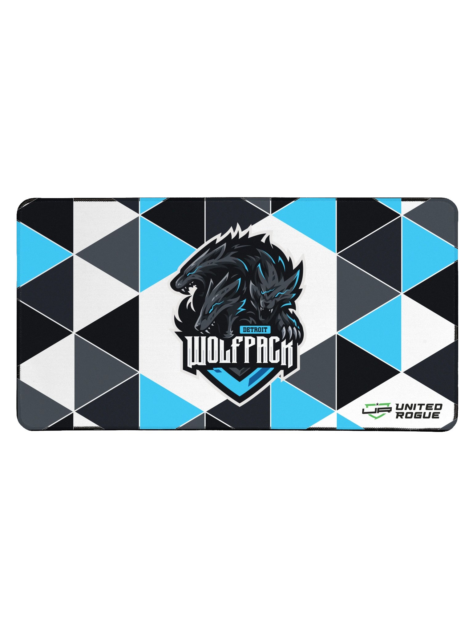 Detroit Wolfpack Geometric Desk Mat product image (1)