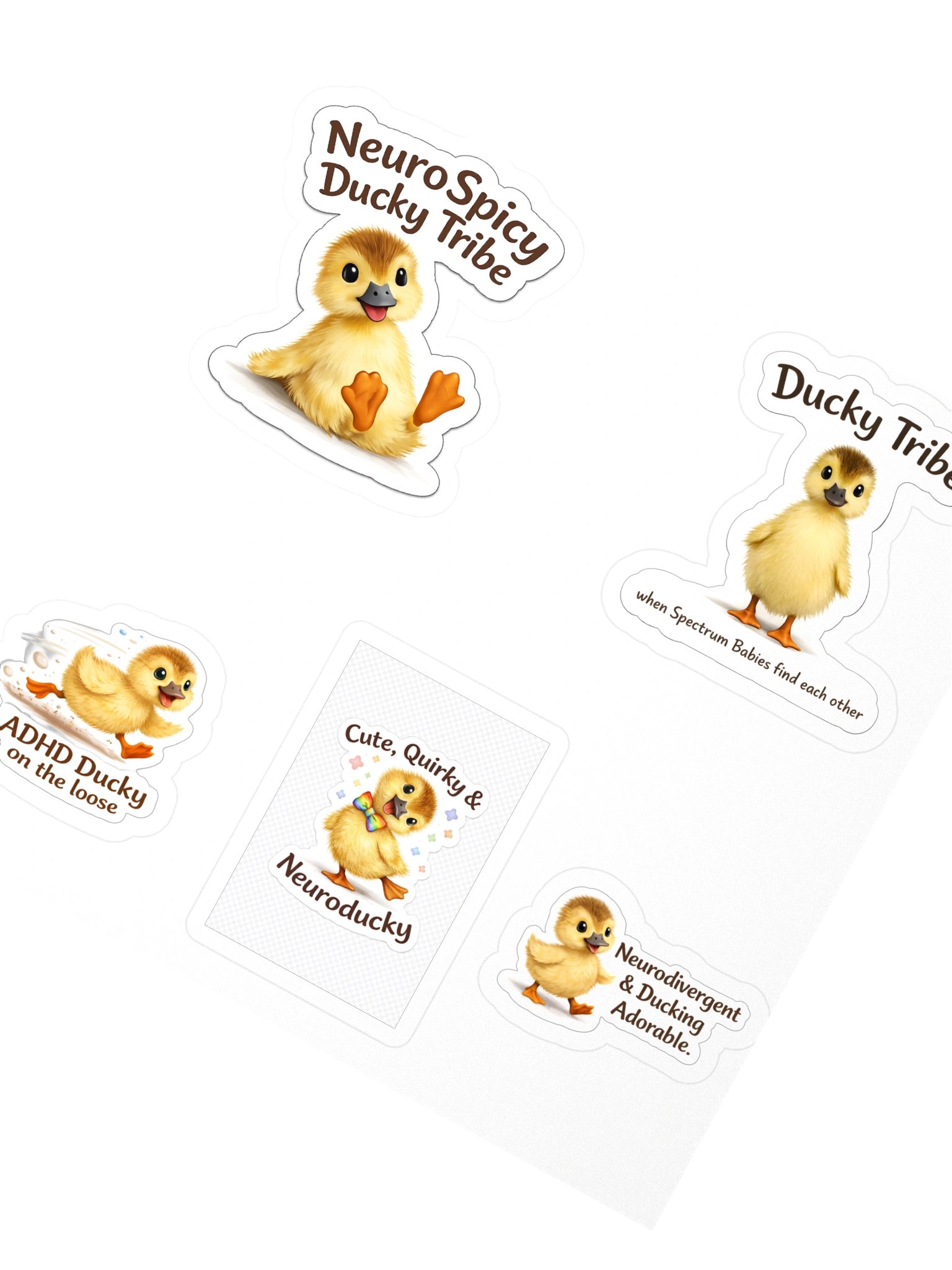 Z's Ducky Sticker Sheet 2. product image (2)